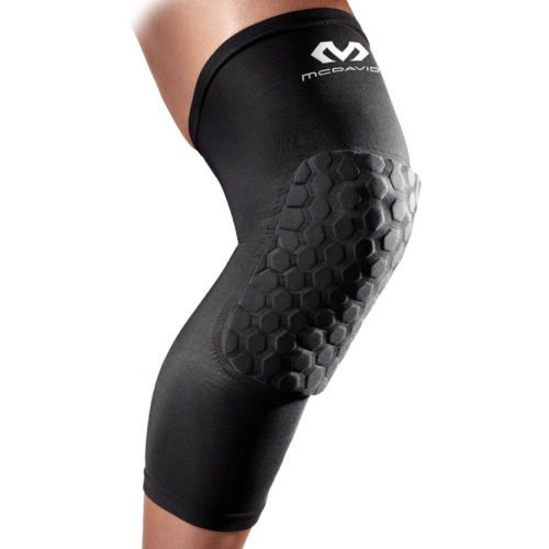 McDavid Hex Leg Sleeve Black Kosárlabda Térdvédő L