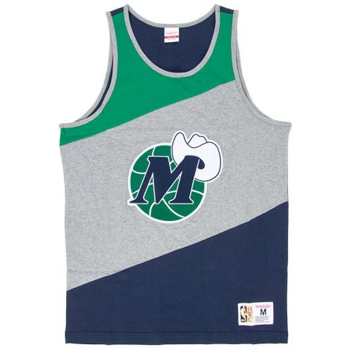 Mitchell and Ness Dallas Mavericks HWC Colorblocked Tank  2XL