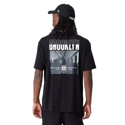 New Era Brookly Nets City Graphic Oversized T-shirt  2XL