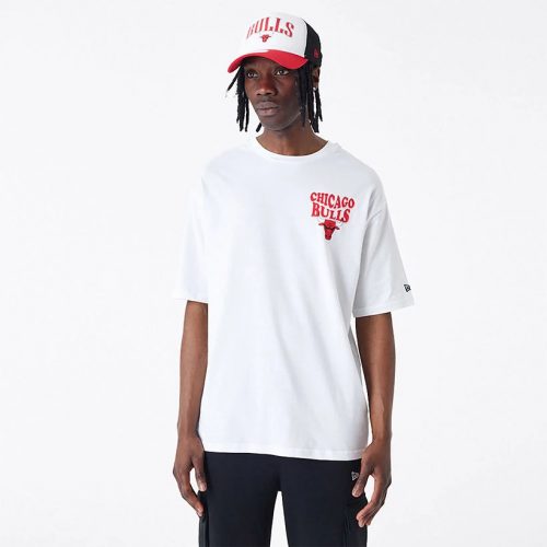 New Era Chicago Bulls Script Oversize Tee  2XL