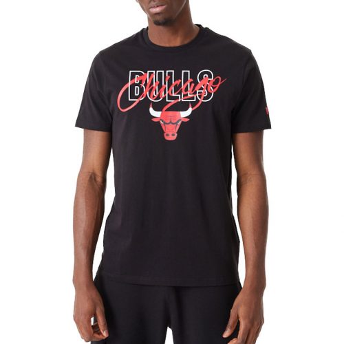 New Era Chicago Bulls Script Tee  S