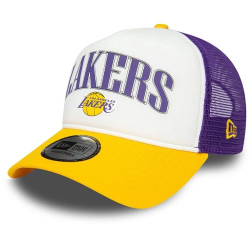 New Era Los Angeles Lakers E-Frame Trucker Retro Cap