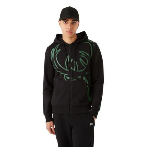 New Era Milwaukee Bucks Enlarged Hoodie  2XL