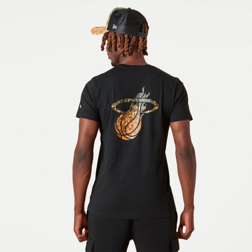 New Era Miami Heat Team Colour Water Print T-shirt  2XL