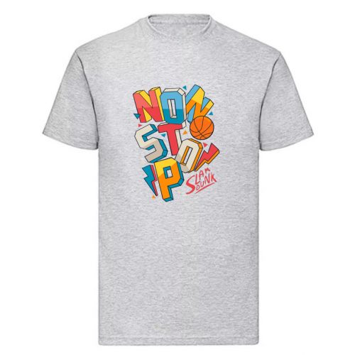  Non Stop Slam Dunk Tee Grey  M